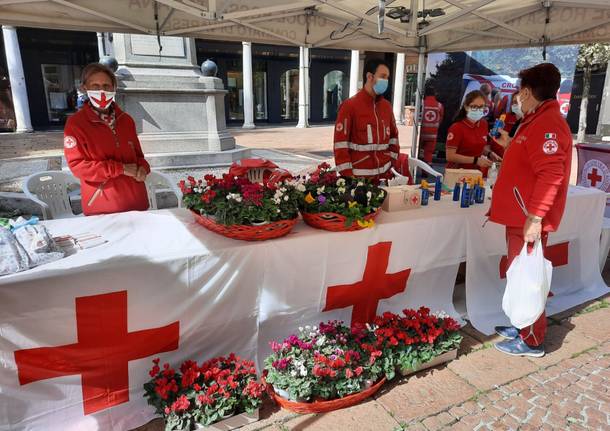 Croce Rossa in piazza per il mercatino d’autunno