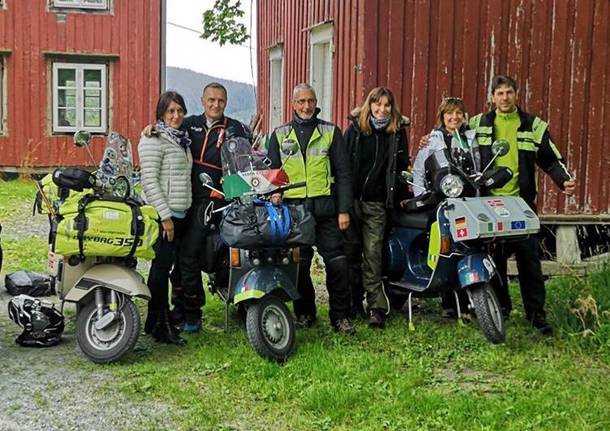 Da Solaro a Capo Nord e ritorno: i vespisti raccontano il loro viaggio