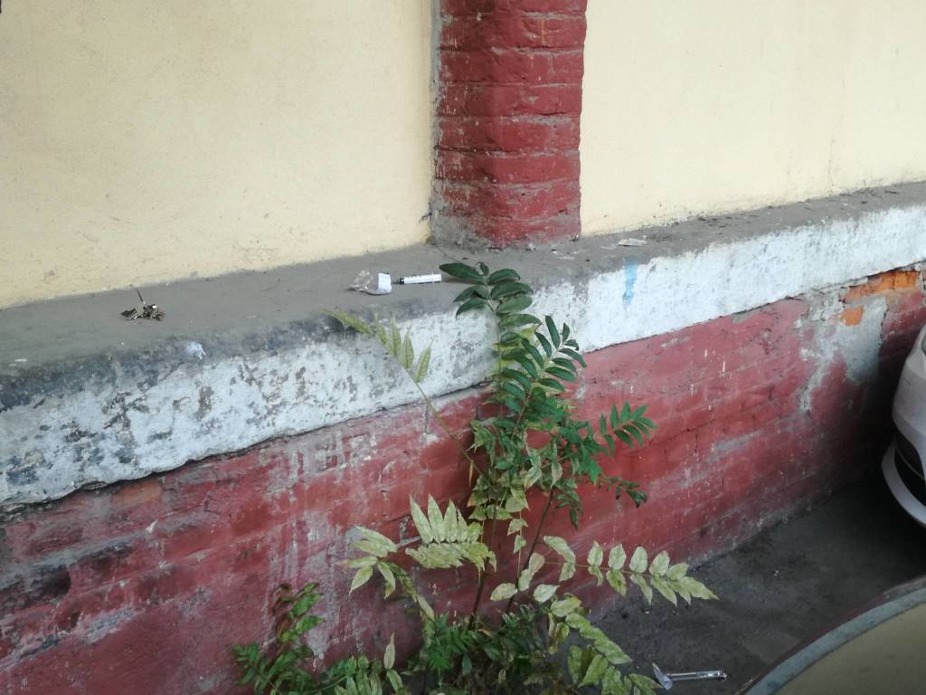 Degrado al parcheggio della stazione di Legnano