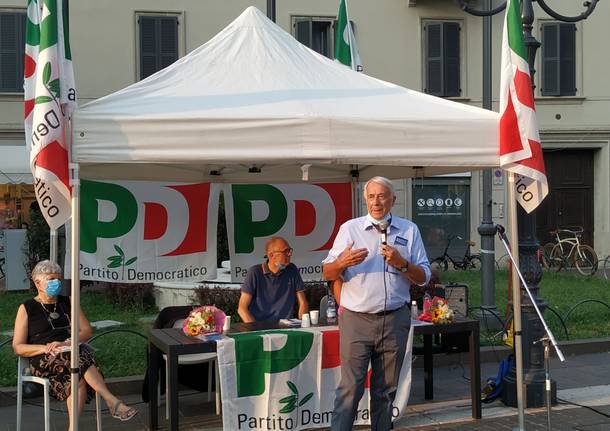 Giuliano Pisapia a Saronno per sostenere Augusto Airoldi