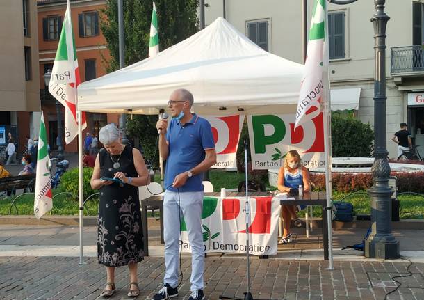 Giuliano Pisapia a Saronno per sostenere Augusto Airoldi