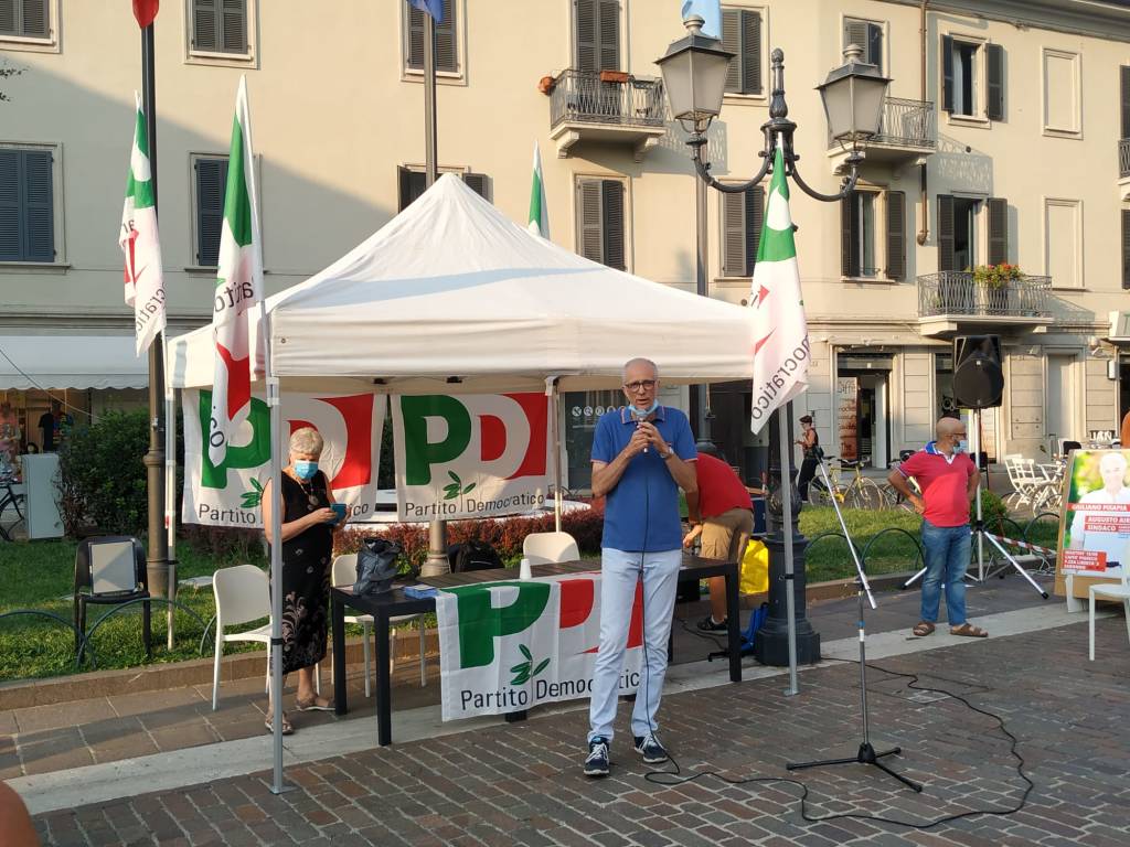 Giuliano Pisapia a Saronno per sostenere Augusto Airoldi