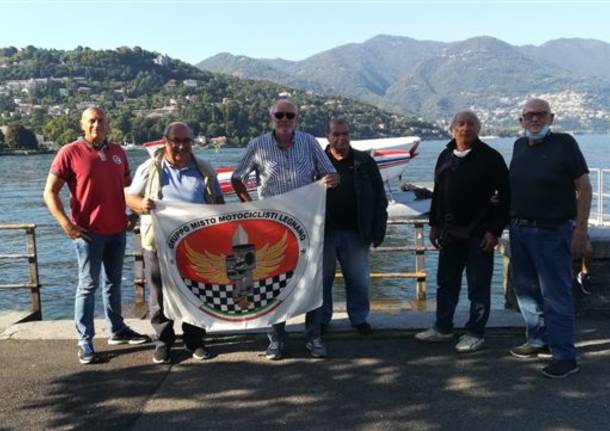 Gruppo moto misto legnanese in tour nei borghi lariani