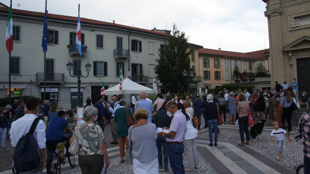 Il senatore Alessandro Alfieri a Saronno per supportare Augusto Airoldi