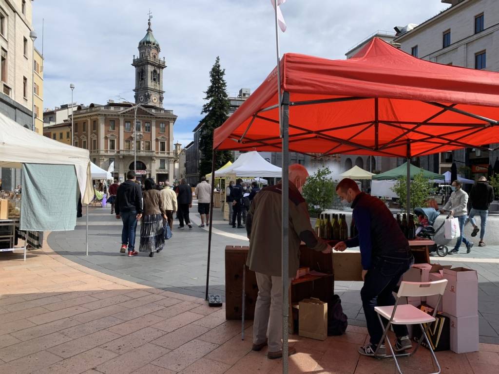 In piazza Monte  Grappa il Mercato dei Mercati