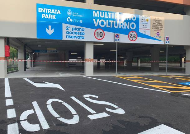 inaugurazione parcheggio multipiano busto arsizio 