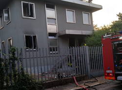 incendio ex calzaturificio Parabiago