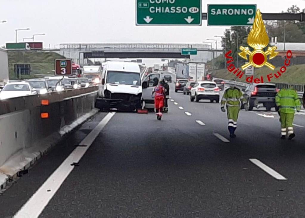 Incidente A9 Saronno