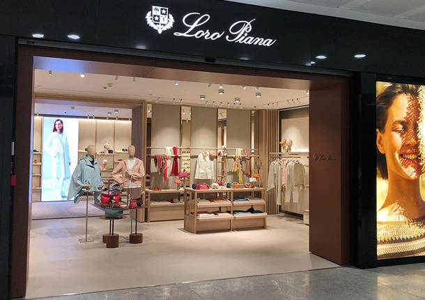 New Loro Piana Store in Malpensa Terminal 1 Piazza del Lusso