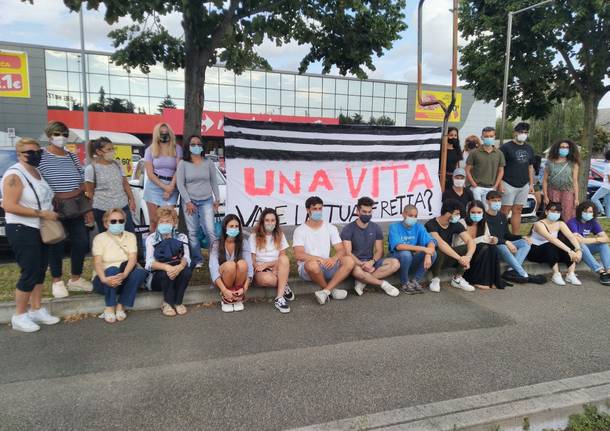 Manifestazione sul Sempione Legnano