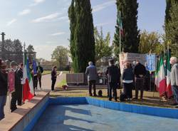 Monumeto ai Caduti di Russia, inaugurato il restauro al cimitero di Saronno