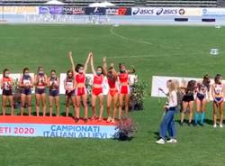 nuova atletica varese terzo posto staffetta allieve rieti