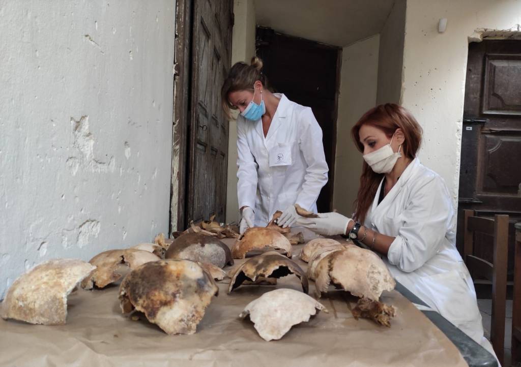 Osteoarcheologi e paleopatologi dell'UNiversità dell'Insubria