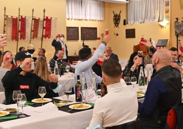 Palio di Legnano, cena di apertura per la contrada San Bernardino