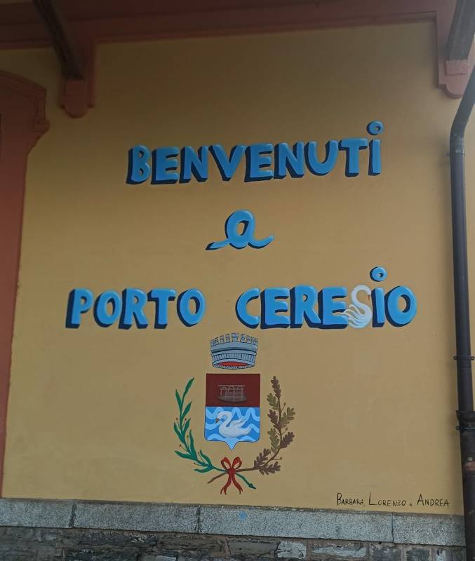 Porto Ceresio - Pannelli artistici nel centro storico