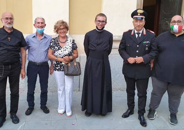 prima messa di don Daniele Saleri a Cerro Maggiore