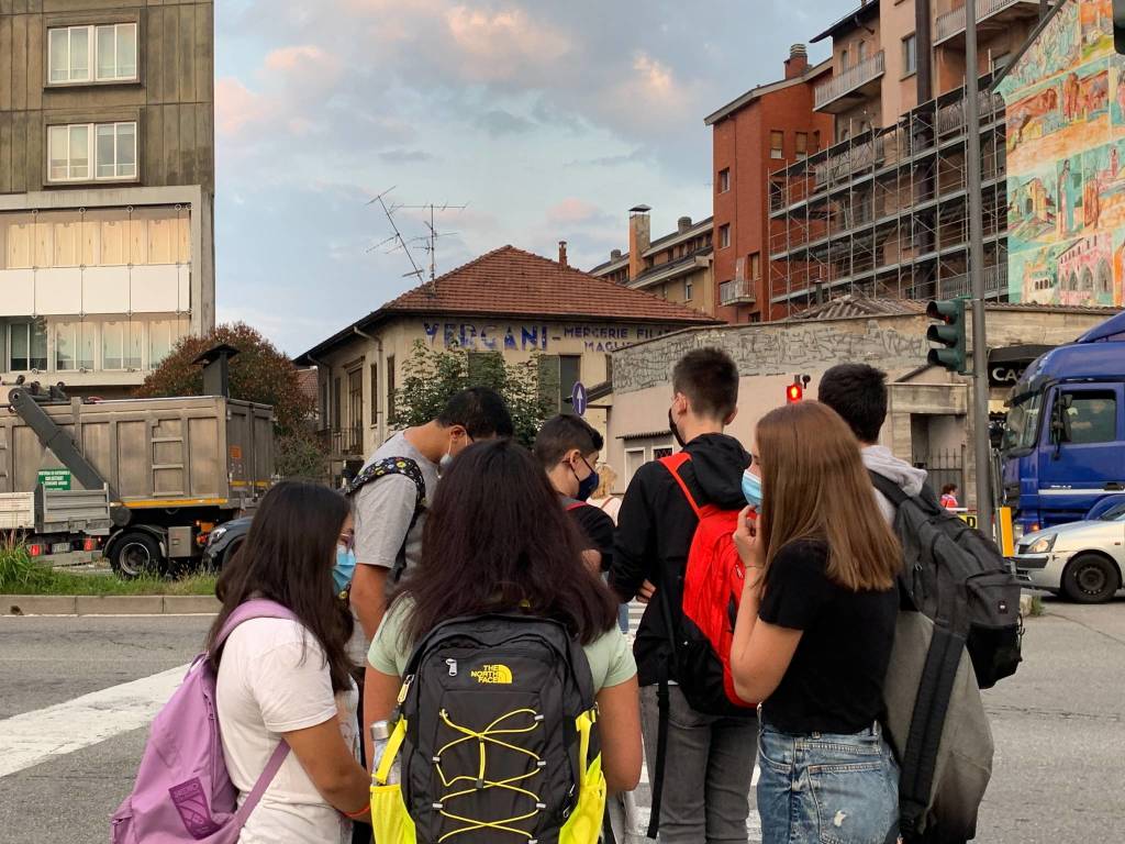 Primo giorno di scuola a Varese