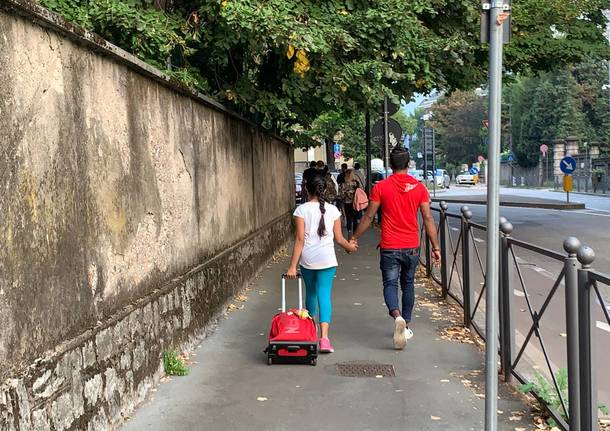 Primo giorno di scuola a Varese