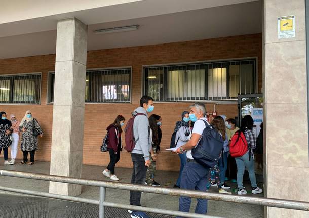 Primo giorno di scuola a Varese