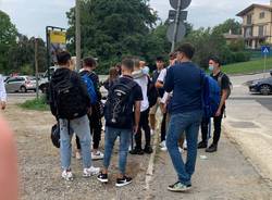 Primo giorno di scuola liceo Ferraris Varese