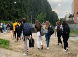 Primo giorno di scuola liceo Ferraris Varese