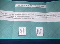 referendum costituzionale 2020 scheda