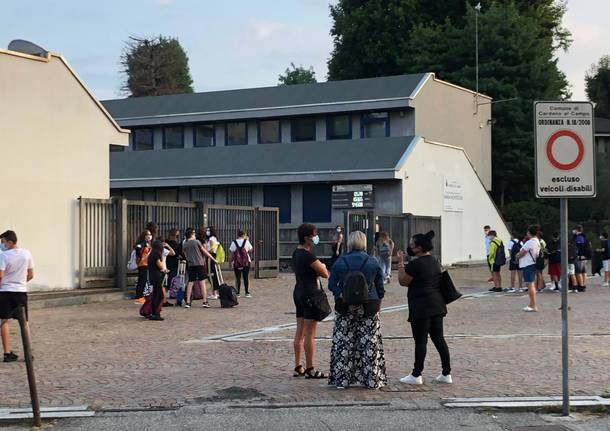 scuola mangano cardano al campo ripartenza