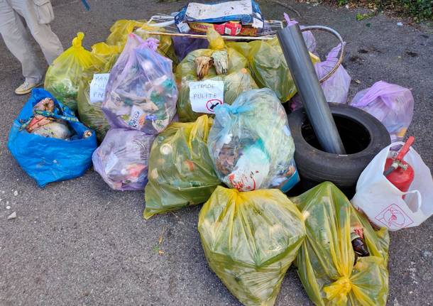 Strade Pulite Alto Milanese al lavoro a Parabiago e Gerenzano