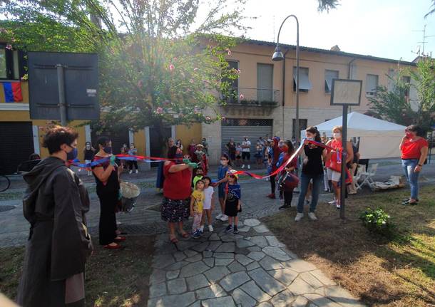 Taglio del nastro per il "Giardino delle Donne" a Rescaldina