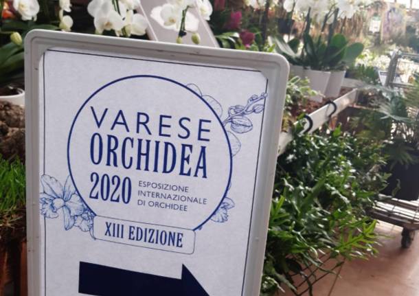 Taglio del nastro per “Varese Orchidea 2020”