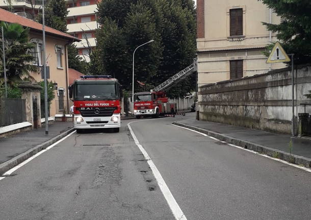 vigili del fuoco legnano via Pontida