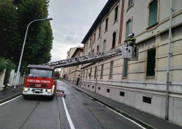 vigili del fuoco legnano via Pontida