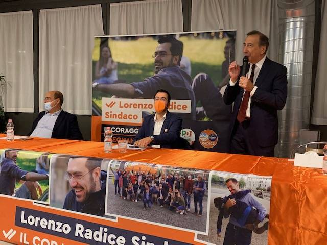 Zingaretti e Sala a Legnano per Radice 