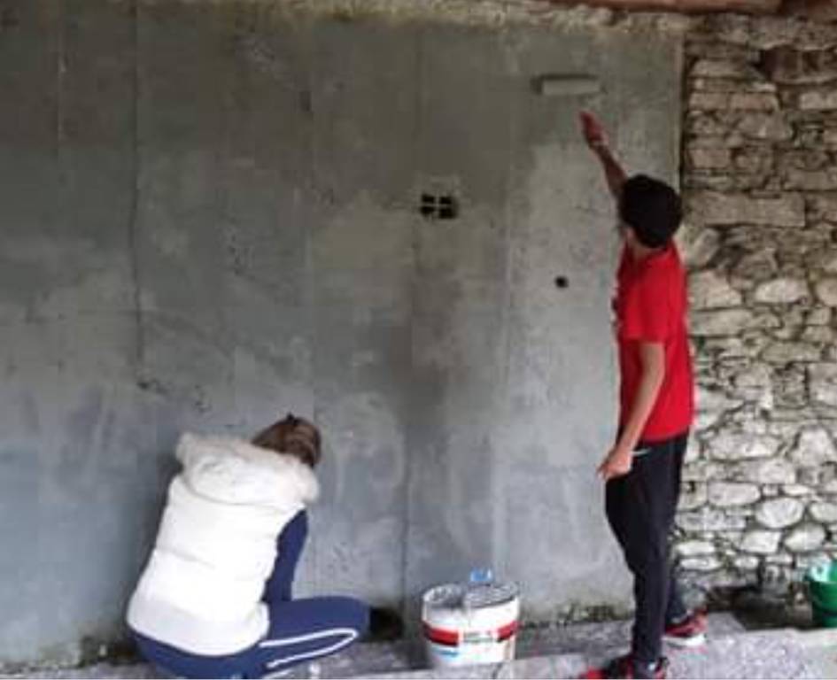 Ripulito il lavatoio di Dumenza