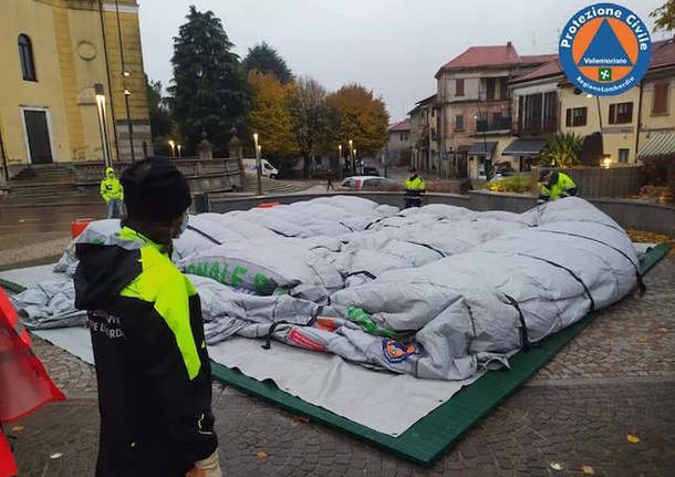 Gorla Maggiore, torna il tendone della Protezione Civile