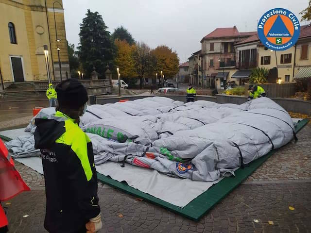 Gorla Maggiore, torna il tendone della Protezione Civile