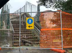 Cominciano i lavori al ponte pedonale di via Magenta