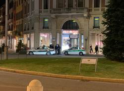 Controlli alla movida varesina del sindaco Galimberti