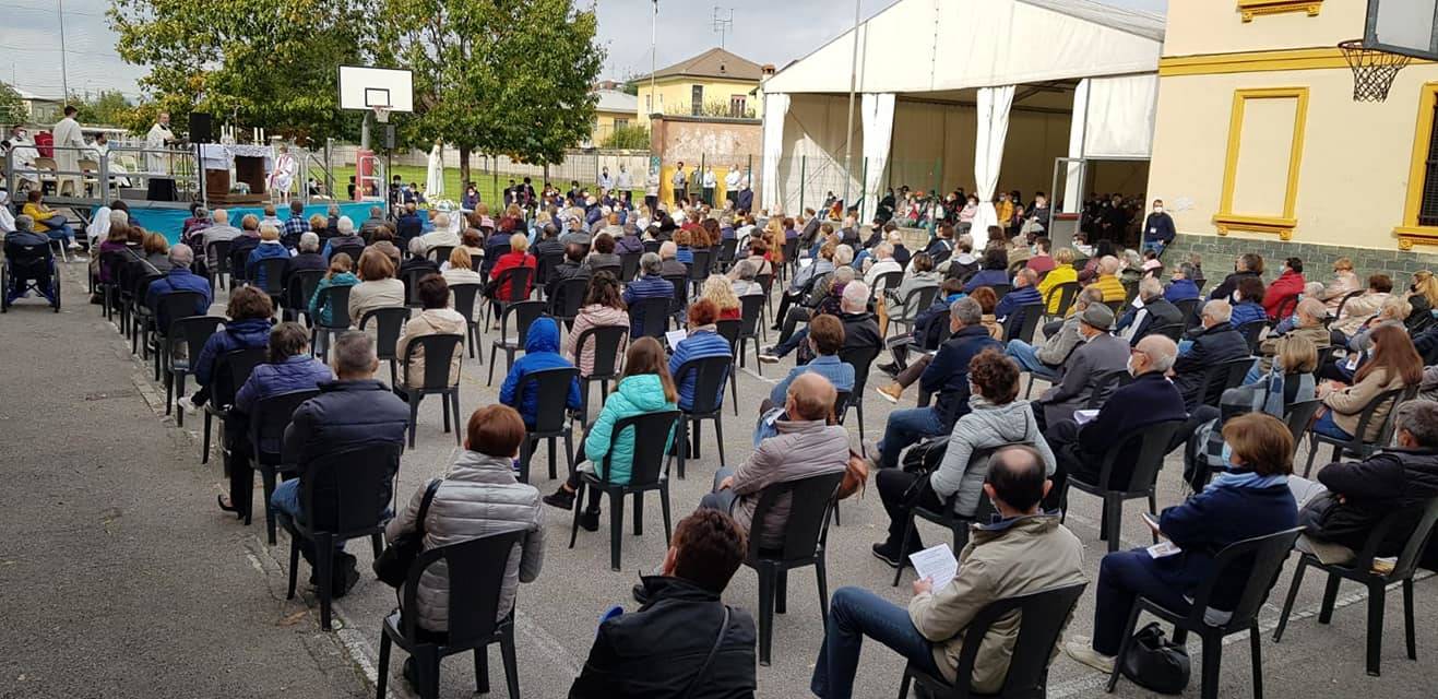 Gerenzano celebra la festa della Madonna del Rosario e saluta don Franco