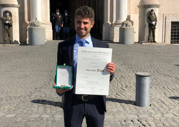 Il legnanese giacomo pigni premiato da mattarella