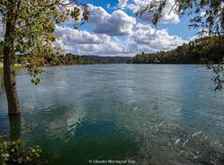 La piena del Ticino a Sesto Calende