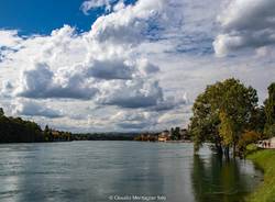 La piena del Ticino a Sesto Calende