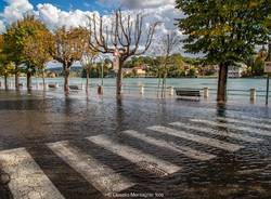 La piena del Ticino a Sesto Calende