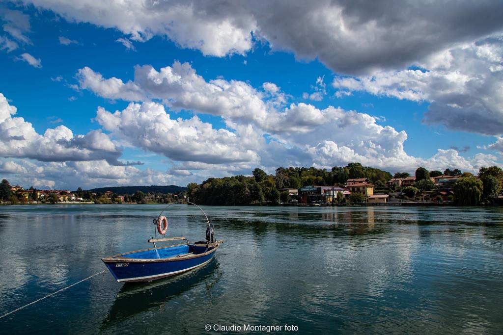 La piena del Ticino a Sesto Calende