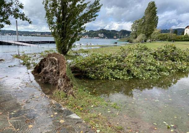 Maltempo nel Basso Verbano