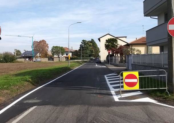 Parabiago, terminati i lavori per la messa in sicurezza di via Piemonte