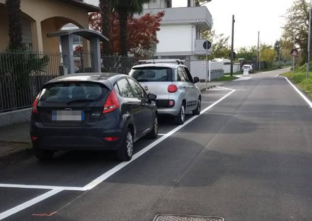 Lavori per la messa in sicurezza di via Piemonte a Parabiago