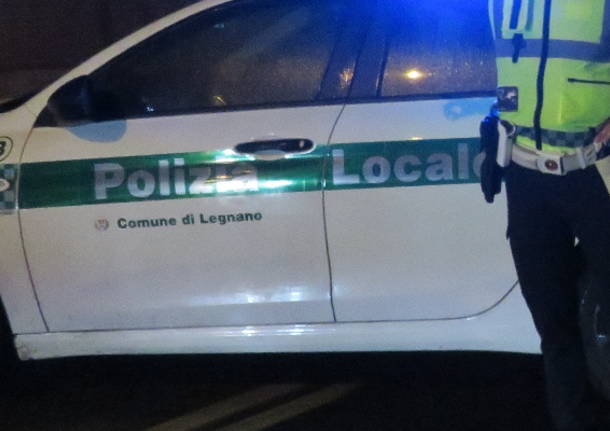 Polizia Locale Legnano notte