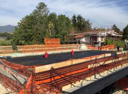 ponte di via Giordani a Varese: lavori in corso