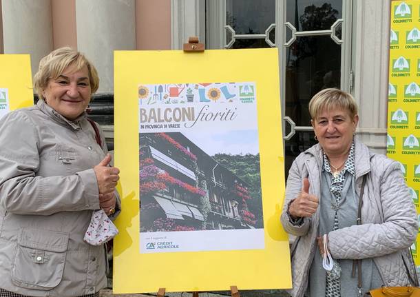 Premiazione concorso Balconi Fioriti coldiretti